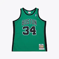 Maillot authentique Mitchell & Ness Paul Pierce vert Kelly des Boston Celtics 2007-08 Hardwood Classics pour homme