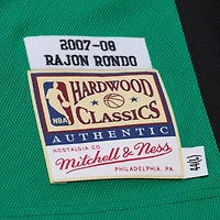Men's Mitchell & Ness Rajon Rondo Kelly Green Boston Celtics 2007-08 Hardwood Classics Authentic Jersey