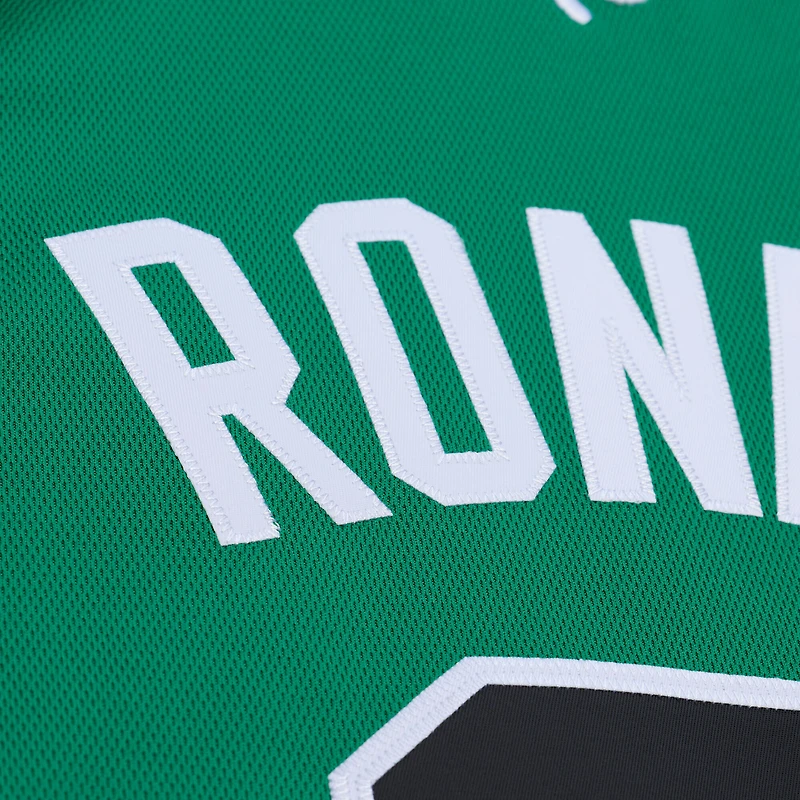 Maillot authentique Mitchell & Ness Rajon Rondo vert Kelly Boston Celtics 2007-08 Hardwood Classics pour homme