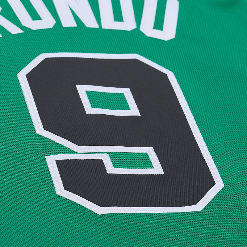 Maillot authentique Mitchell & Ness Rajon Rondo vert Kelly Boston Celtics 2007-08 Hardwood Classics pour homme