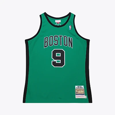 Men's Mitchell & Ness Rajon Rondo Kelly Green Boston Celtics 2007-08 Hardwood Classics Authentic Jersey