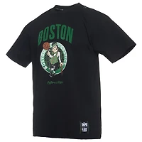 T-shirt noir de qualité supérieure pour homme NBA x Two Hype Boston Celtics Collection Culture & Hoops