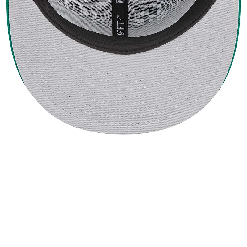 Men's New Era Black/Green Boston Celtics Jersey Hook Statement Edition 9FIFTY Snapback Hat
