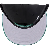Casquette ajustable 9FIFTY Snapback 2 tons Boston Celtics New Era pour homme, noir/vert kelly