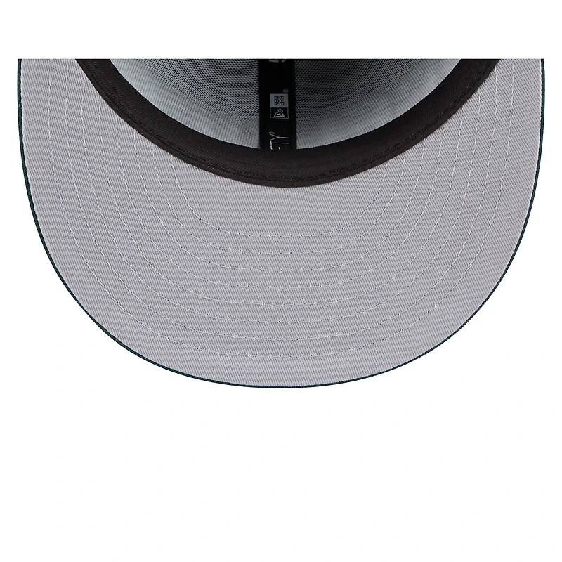 Casquette ajustée Boston Celtics City Edition 2024/25 59FIFTY New Era noire/verte Kelly pour homme