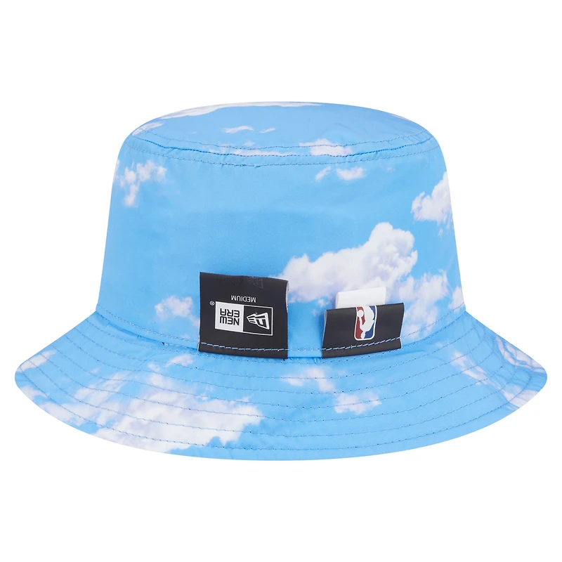 Men's New Era Black/Light Blue Boston Celtics Summer Sun and Storm Reversible Bucket Hat