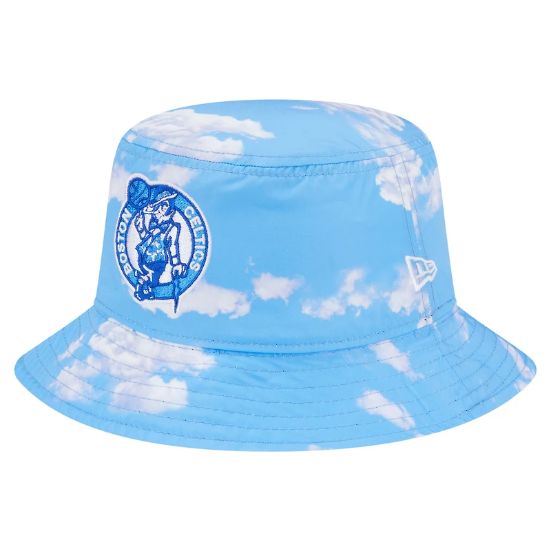 Bob réversible Boston Celtics noir/bleu clair New Era pour homme