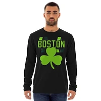 Men's New Era  Black Boston Celtics 2024/25 City Edition Long Sleeve T-Shirt