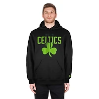 Men's New Era Black Boston Celtics 2024/25 City Edition Pullover Hoodie