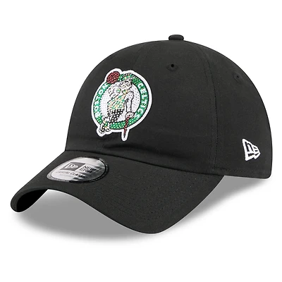 Casquette New Era noire Boston Celtics 2026 NBA Draft pour homme, style classique décontracté et ajustable