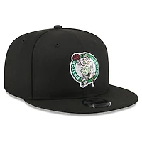 Casquette snapback New Era noire Boston Celtics 2026 NBA Draft Crystal 9FIFTY pour homme