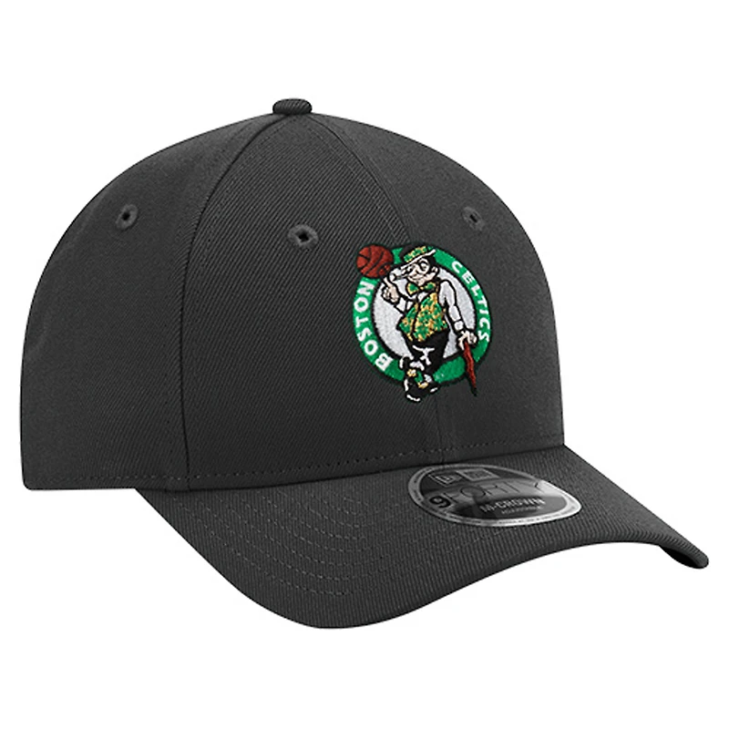 Casquette ajustable New Era 9FORTY Stock M-Crown noire des Boston Celtics pour homme