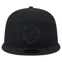 Casquette New Era noire Boston Celtics Adventure Canvas Split Panel 9FIFTY Snapback pour homme