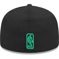 Casquette ajustée 59FIFTY à visière noire Boston Celtics Coral Reef New Era pour homme