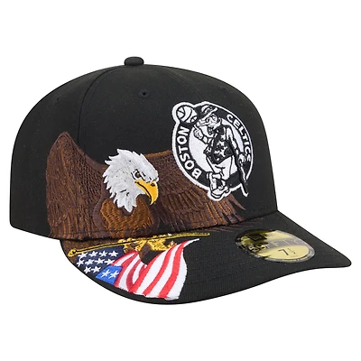 Casquette ajustée New Era Freedom 59FIFTY noire pour homme