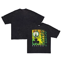 T-shirt délavé enzymatique Boston Celtics Sport Classics noir New Era pour homme