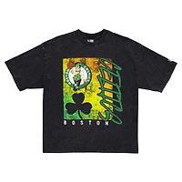 T-shirt délavé enzymatique Boston Celtics Sport Classics noir New Era pour homme