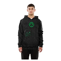 Sweat à capuche noir Boston Celtics Sport Night Mineral Wash pour homme de New Era