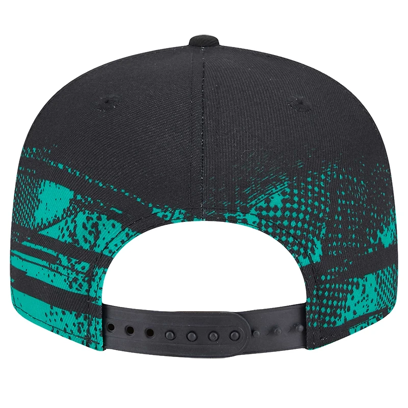 Casquette à visière noire Boston Celtics Tip-Off 9FIFTY Snapback New Era pour homme