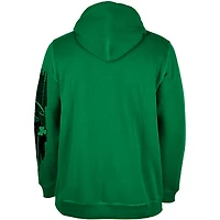 Men's New Era Boston Celtics Green Tip-Off Collection Pullover Hoodie