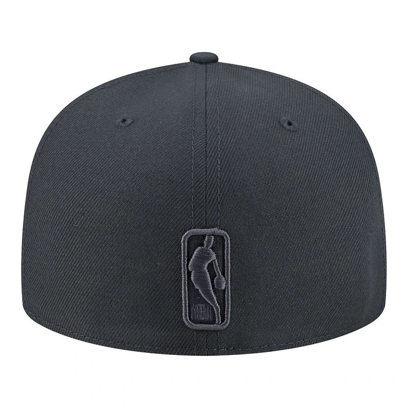 Men's New Era  Charcoal Boston Celtics Tonal Color Pack 59FIFTY Fitted Hat