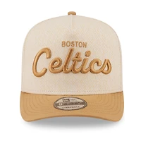 Casquette snapback New Era crème Boston Celtics 9FIFTY A-Frame pour homme
