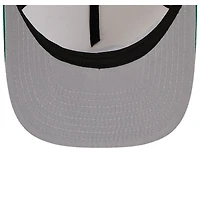 Men's New Era  Cream Boston Celtics Illustrated Mascot 2-Toned Pre-Curved A-Frame 9FIFTY Adjustable Hat