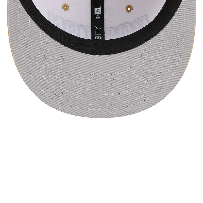 Men's New Era Gold Boston Celtics 2025/26 City Edition Alternate 59FIFTY Fitted Hat