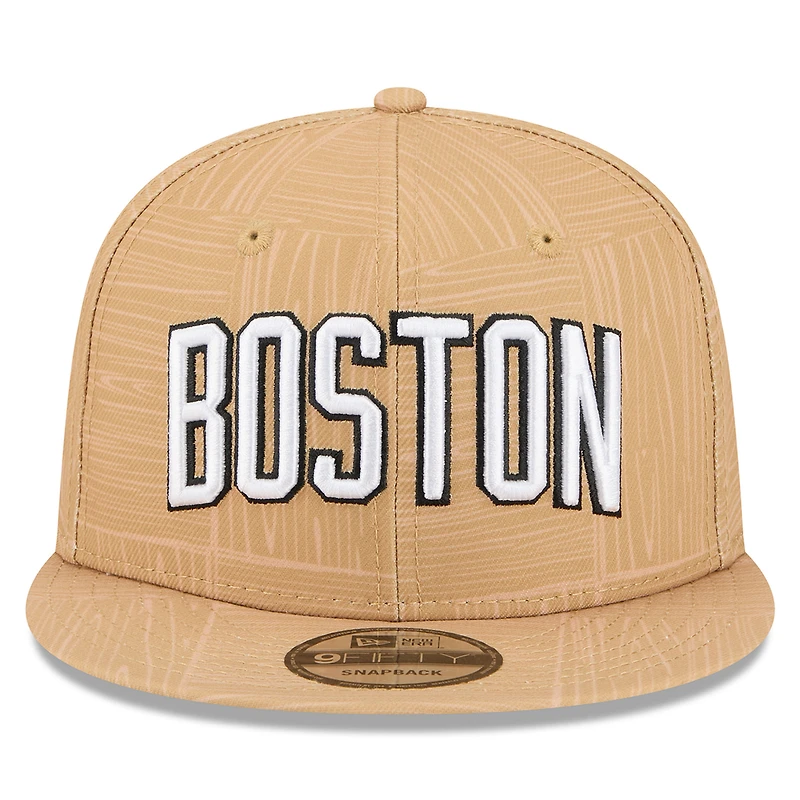 Men's New Era Gold Boston Celtics 2025/26 City Edition Alternate 9FIFTY Snapback Hat