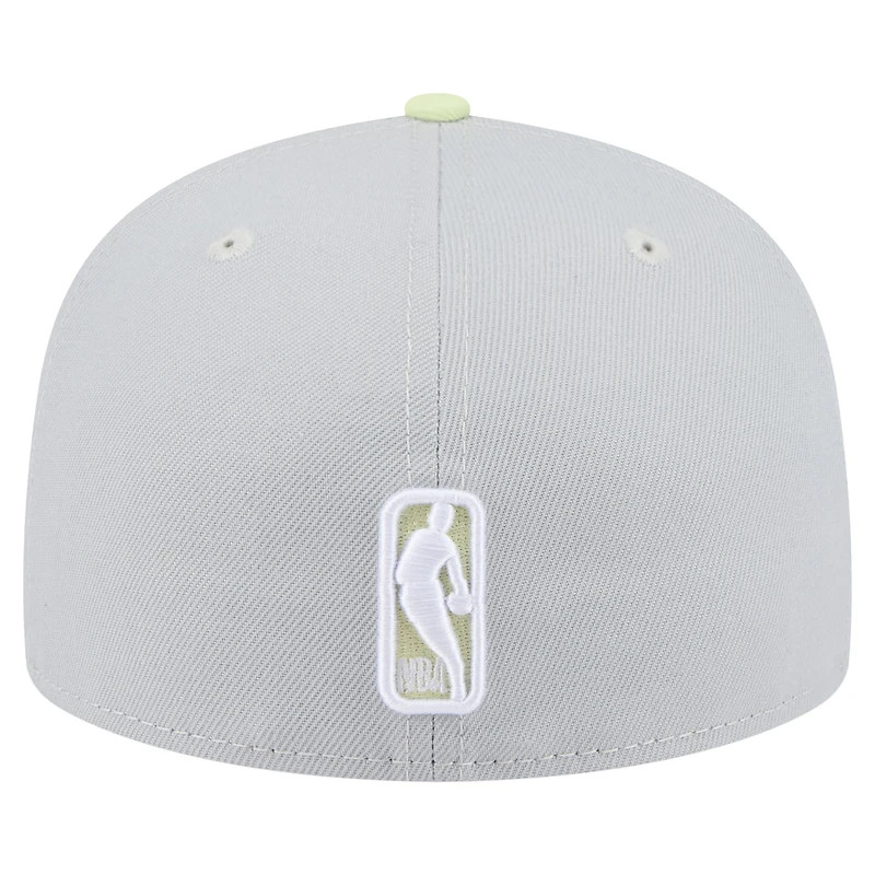Casquette ajustée 59FIFTY Boston Celtics bicolore gris/vert New Era pour homme