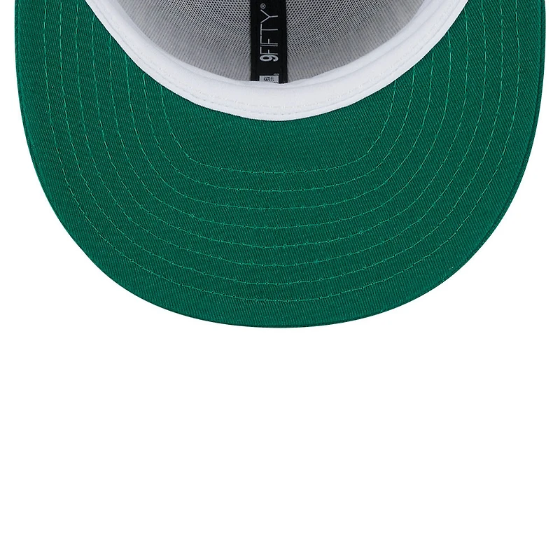 Men's New Era Gray/Kelly Green Boston Celtics Tip-Off Two-Tone 9FIFTY Snapback Hat