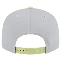 Men's New Era  Gray/Light Green Boston Celtics Color Pack Two-Tone 9FIFTY Snapback Hat