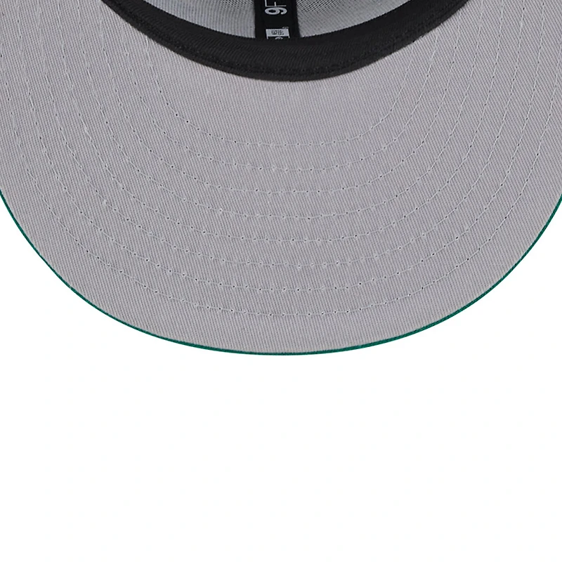 Casquette Snapback 9FIFTY New Era pour hommes des Boston Celtics Chenille Band grise