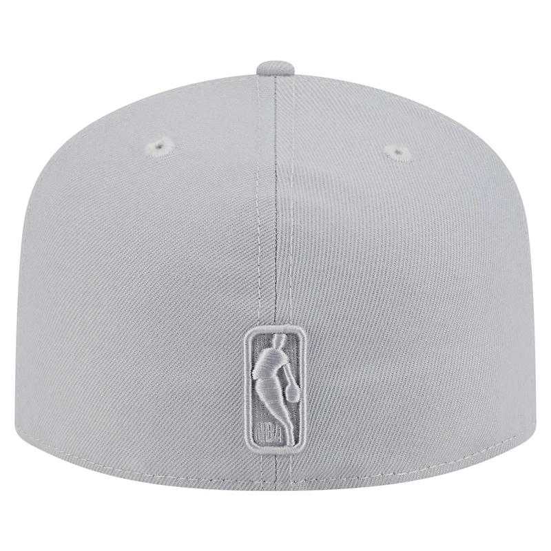 Men's New Era  Gray Boston Celtics Colorpack A-Frame Pinch Front 59FIFTY Fitted Hat