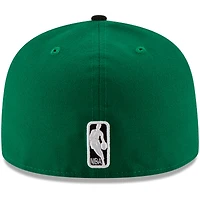 Casquette ajustée 59FIFTY 2Tone pour homme New Era Green/Black Boston Celtics Official Team Color