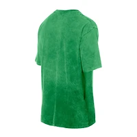 T-shirt New Era vert Boston Celtics oversize de la collection rétro, délavé aux minéraux