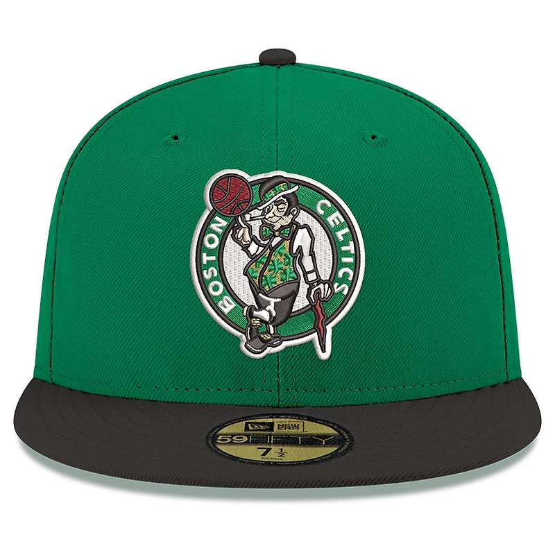 Casquette ajustée New Era verte Boston Celtics 59FIFTY pour homme