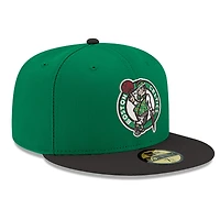 Men's New Era Green Boston Celtics Two-Tone 59FIFTY Fitted Hat