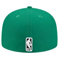 Men's New Era Kelly Green/Black Boston Celtics Break 59FIFTY Fitted Hat
