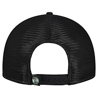 Casquette camionneur New Era 9FIFTY Snapback pour homme, vert Kelly/noir, Boston Celtics