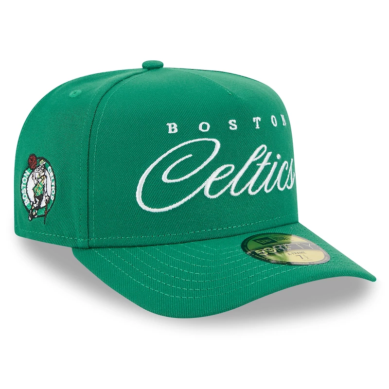 Casquette ajustée New Era 59FIFTY Kelly Green Boston Celtics NBA Draft 2025 pour homme