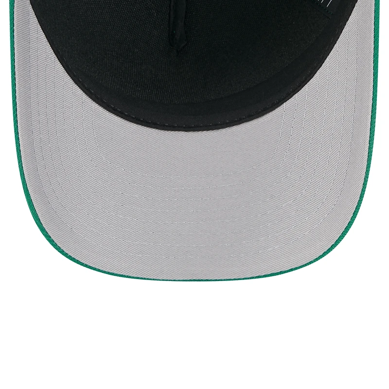 Men's New Era Kelly Green Boston Celtics 2025 NBA Draft M-Crown A-Frame 9FORTY Adjustable Hat