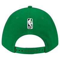 Men's New Era Kelly Green Boston Celtics 9FORTY Stock M-Crown Adjustable Hat