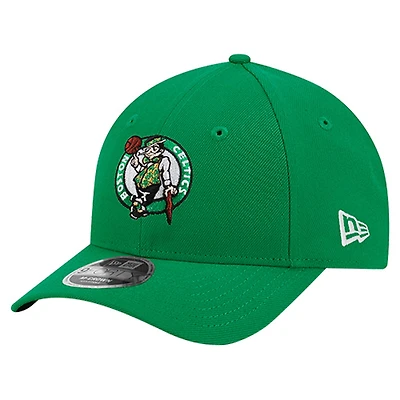 Men's New Era Kelly Green Boston Celtics 9FORTY Stock M-Crown Adjustable Hat