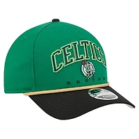 Casquette ajustable New Era 9FORTY A-Frame M-Crown pour homme, vert Kelly, Boston Celtics, Bold Arch, COOLERA