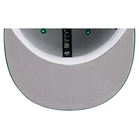 Casquette ajustée New Era 59FIFTY pour homme, vert Kelly, logo Boston Celtics.