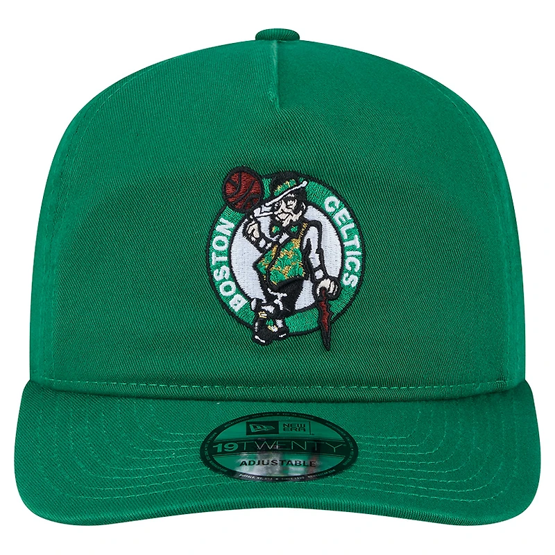 Casquette ajustable New Era Kelly Green Boston Celtics 19TWENTY en coton pour homme