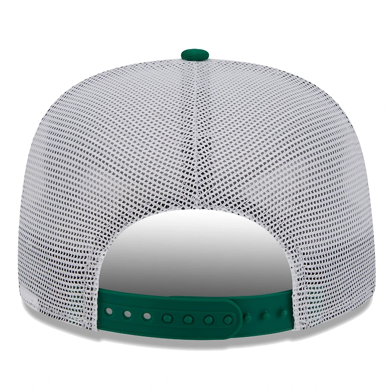 Men's New Era Kelly Green Boston Celtics Court Sport Speckle 9FIFTY Snapback Hat