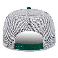Men's New Era Kelly Green Boston Celtics Court Sport Speckle 9FIFTY Snapback Hat