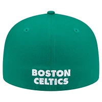 Men's New Era  Kelly Green Boston Celtics Deceptor 59FIFTY Fitted Hat